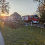 Kierująca fiatem wjechała w barierki mostu w Luboszycach