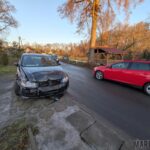 Kierująca fiatem wjechała w barierki mostu w Luboszycach