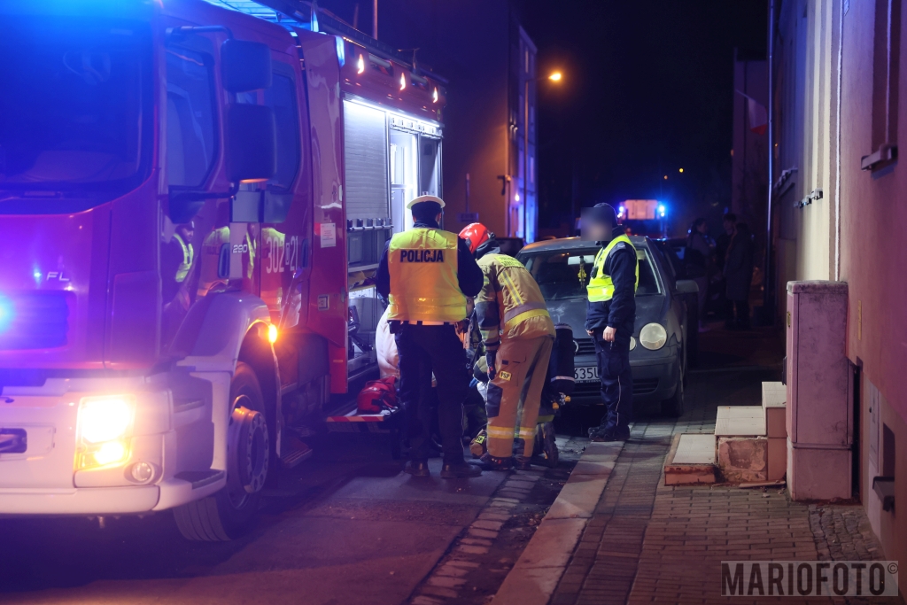 W jednym z mieszkań przy ul. Bończyka w Opolu zapaliła się pralka