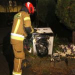 W jednym z mieszkań przy ul. Bończyka w Opolu zapaliła się pralka