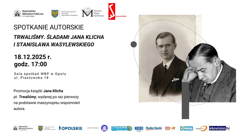 Promocja książki Jana Klicha „Trwaliśmy” w WBP Opole