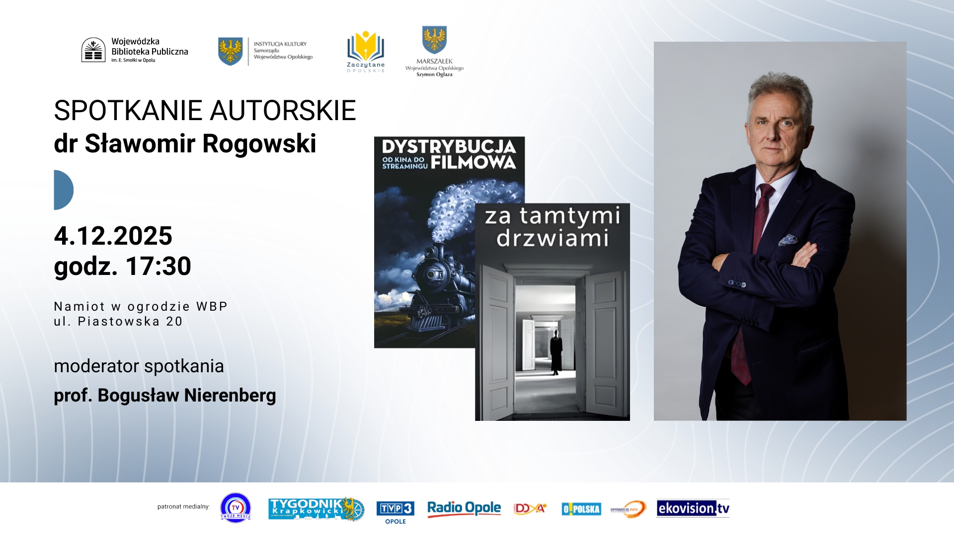 Spotkanie autorskie z dr Sławomirem Rogowskim w WBP Opole