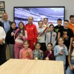 Paraolimpijka Barbara Bieganowska–Zając spotkała się z dziećmi i seniorami z gminy Dobrzeń Wielki