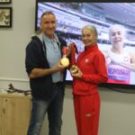 Paraolimpijka Barbara Bieganowska–Zając spotkała się z dziećmi i seniorami z gminy Dobrzeń Wielki