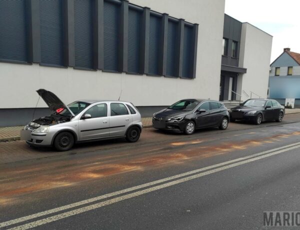 Wypadek w Dobrzeniu Wielkim, jedna osoba w szpitalu