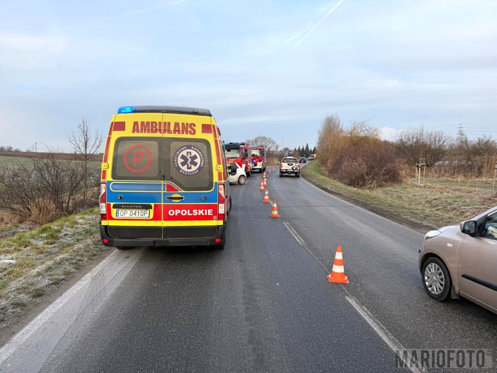 Kolizja na skrzyżowaniu ulic Lipowej i Luboszyckiej w Opolu