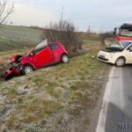 Kolizja na skrzyżowaniu ulic Lipowej i Luboszyckiej w Opolu