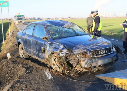 Wypadek na ul. Opolskiej w Opolu-Sławicach