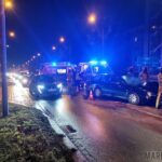 Wypadek na ulicy Ozimskiej w Opolu, zderzyły się dwa samochody