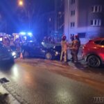 Wypadek na ulicy Ozimskiej w Opolu, zderzyły się dwa samochody