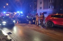 Wypadek na ulicy Ozimskiej w Opolu, zderzyły się dwa samochody Wypadek na ulicy Ozimskiej w Opolu, zderzyły się dwa samochody