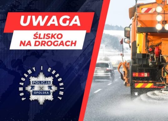 IMGW ostrzega: Do godziny 20:00 zawieje i zamiecie śnieżne na Opolszczyźnie – szczególna ostrożność na drogach