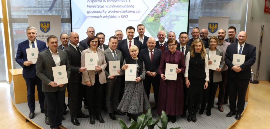 Woda, kanalizacja i konkretne pieniądze. Opolska wieś przyspiesza dzięki KPO