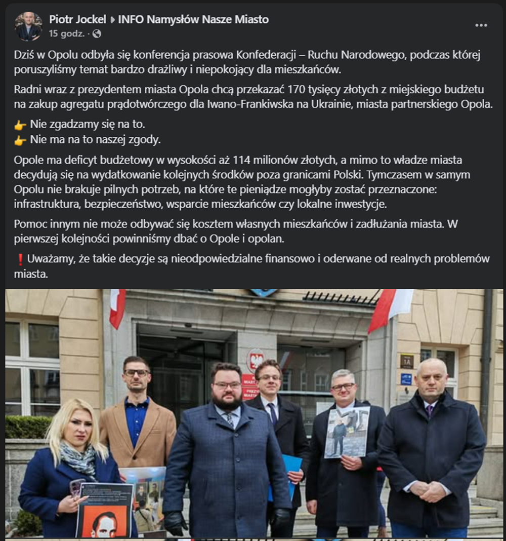 Agregat grozy, czyli jak 170 tysięcy złotych zrujnowało Opole