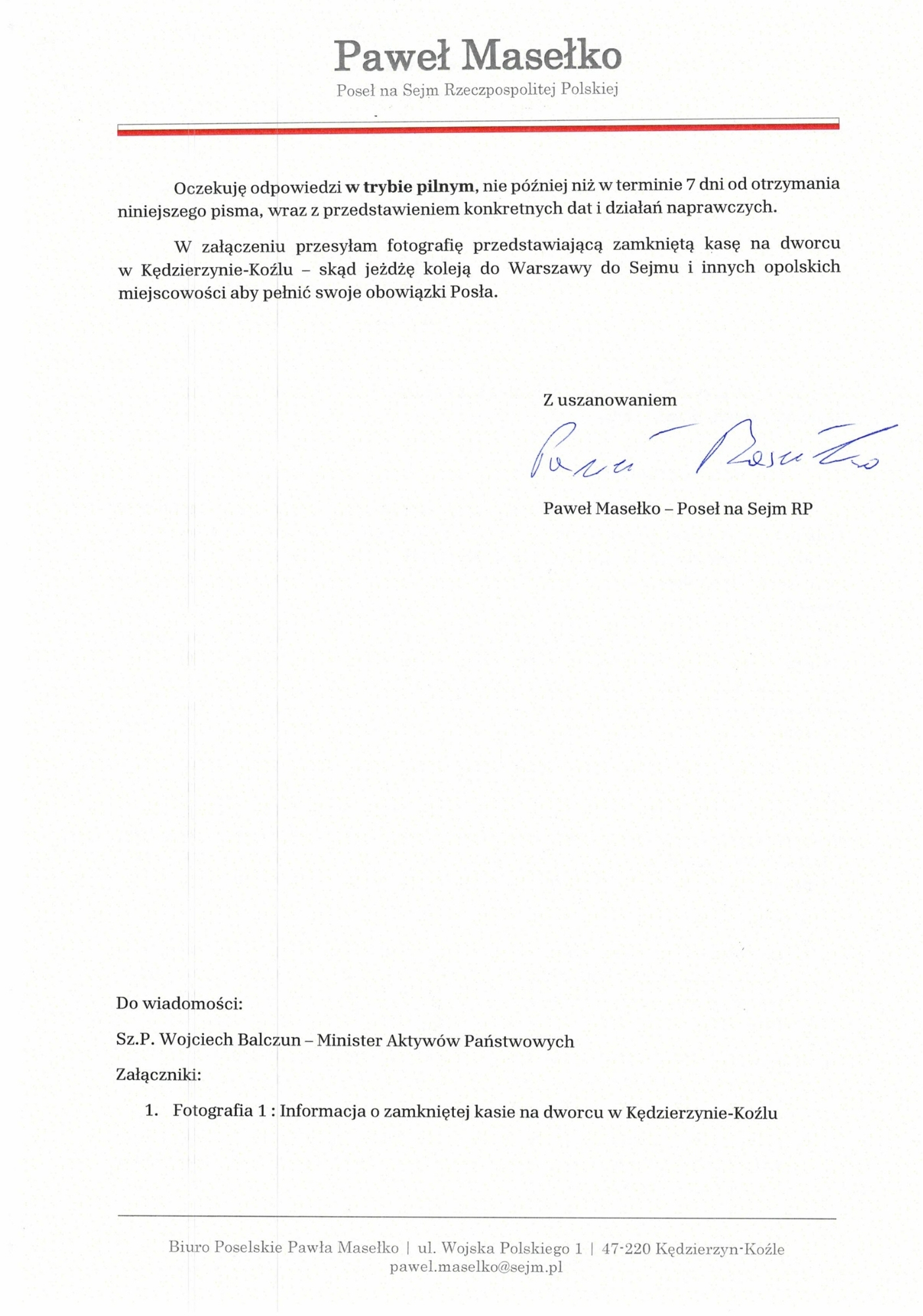 Dworzec bez okienka, pasażer bez wyboru