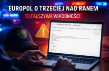 Europol o trzeciej nad ranem