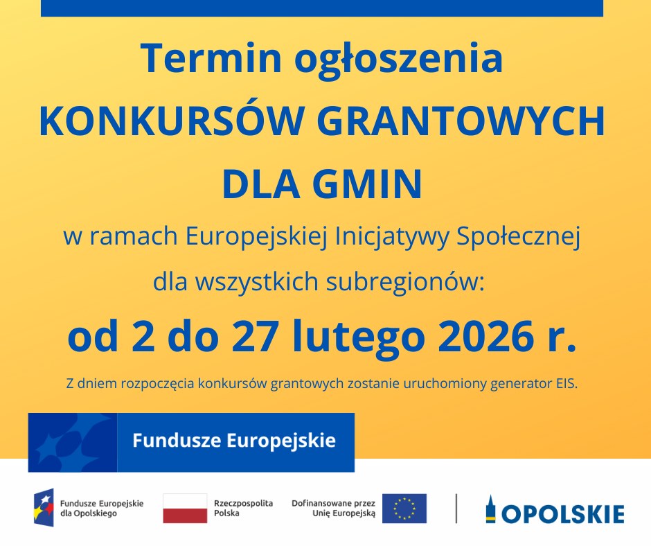 Miliony na pomysły mieszkańców. Startują granty Europejskiej Inicjatywy Społecznej