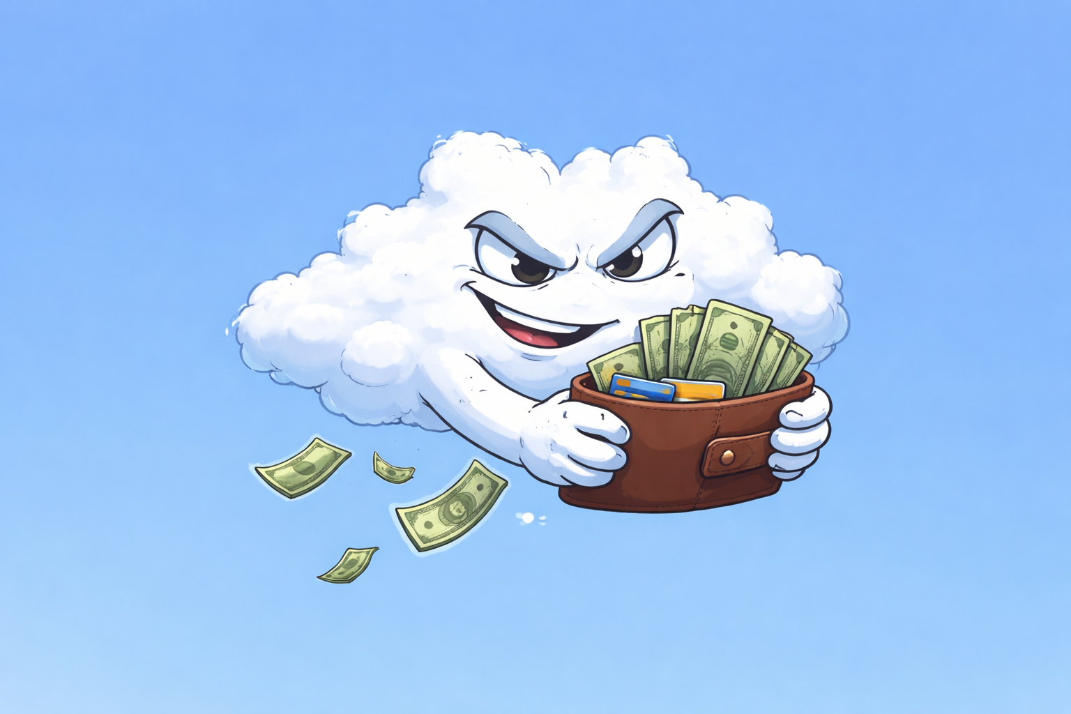 Chmura, która okrada portfel – Oszuści w natarciu