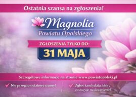 Więcej czasu na zgłoszenia do Magnolii Powiatu Opolskiego. Termin wydłużony do 31 maja