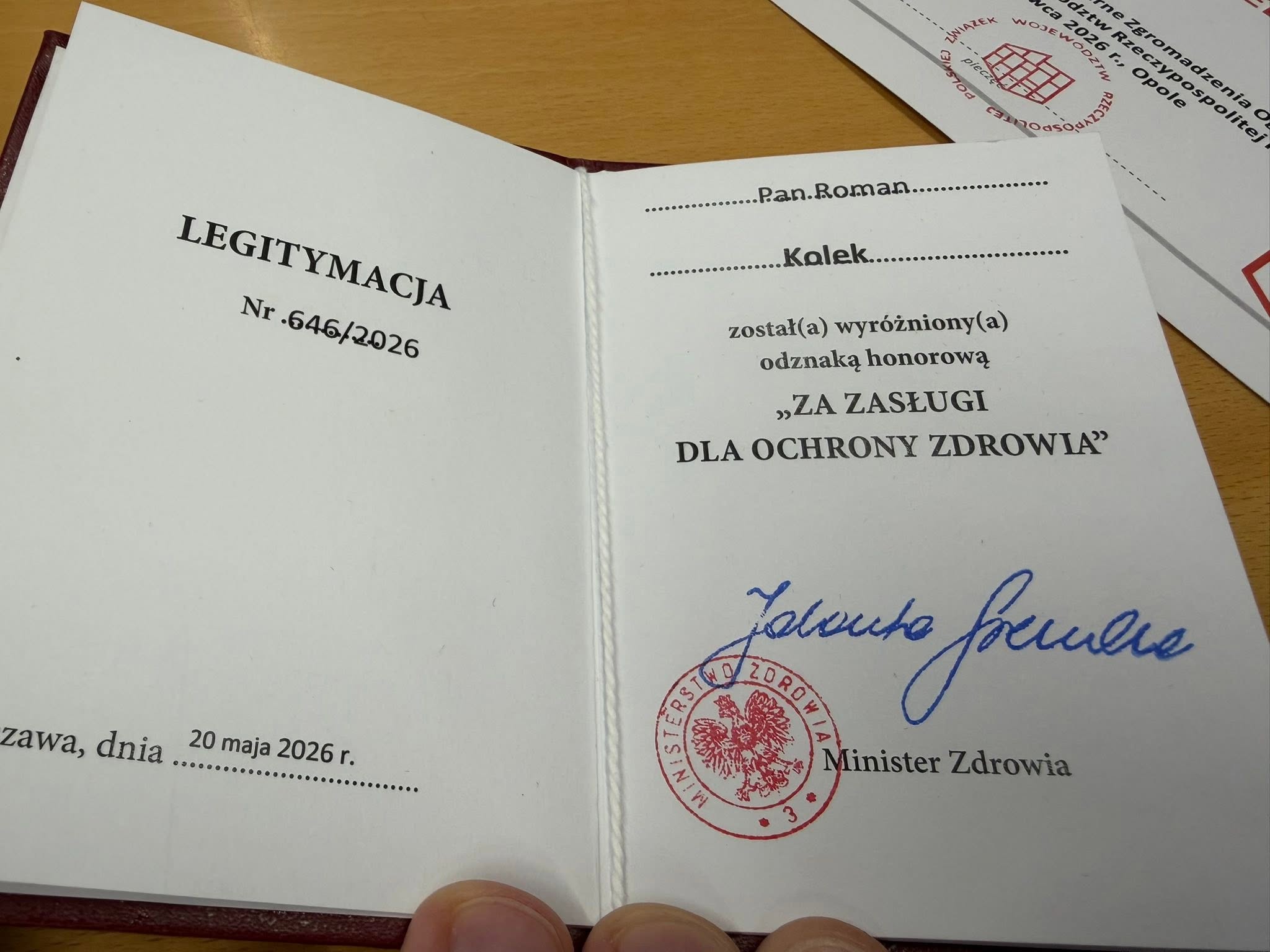 Opole stolicą polskich regionów. Roman Kolek wyróżniony tuż przed Konwentem Marszałków