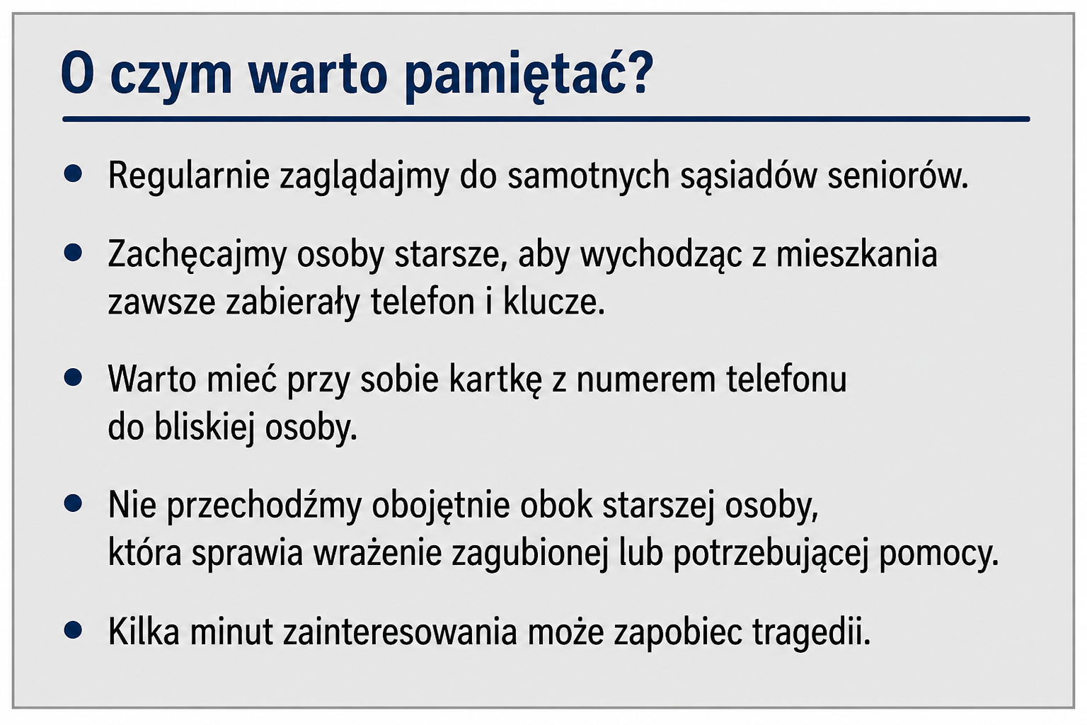 Noc na ławce. Coraz częściej to właśnie seniorzy najbardziej potrzebują naszej uwagi