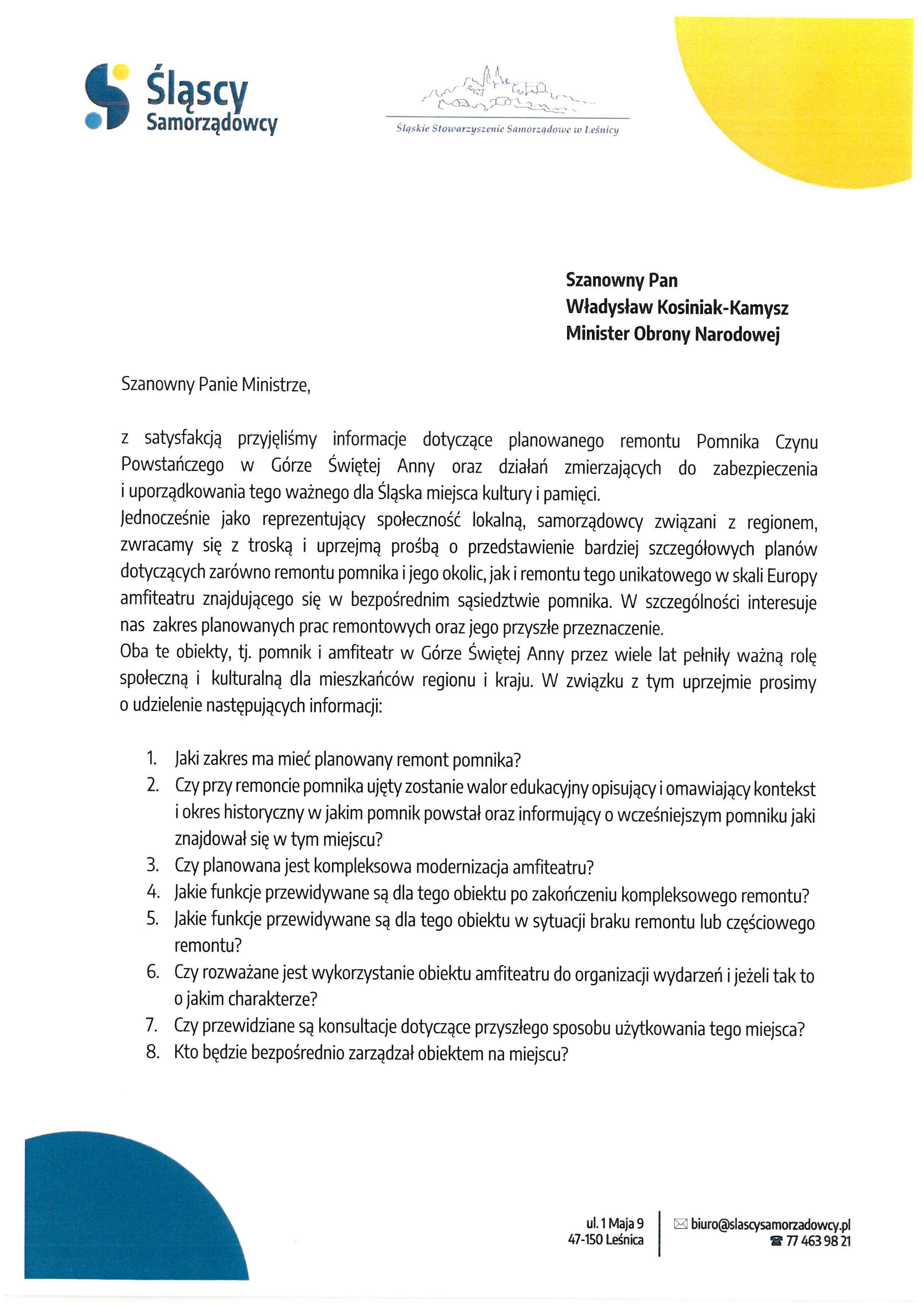 Góra Świętej Anny to nie tylko pomnik. Śląscy Samorządowcy chcą rozmowy o przyszłości całego kompleksu