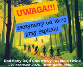 Leśne kąpiele, rodzinny rajd rowerowy i nowoczesne badania w Stobrawskim Centrum Medycznym. Uwaga! Zmiana!