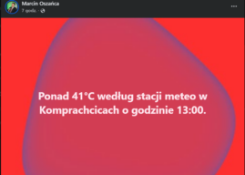 41 stopni? Opolskie nie składa broni!