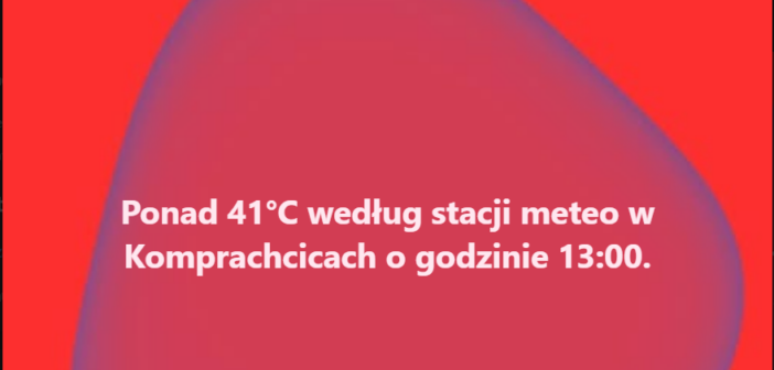 41 stopni? Opolskie nie składa broni!