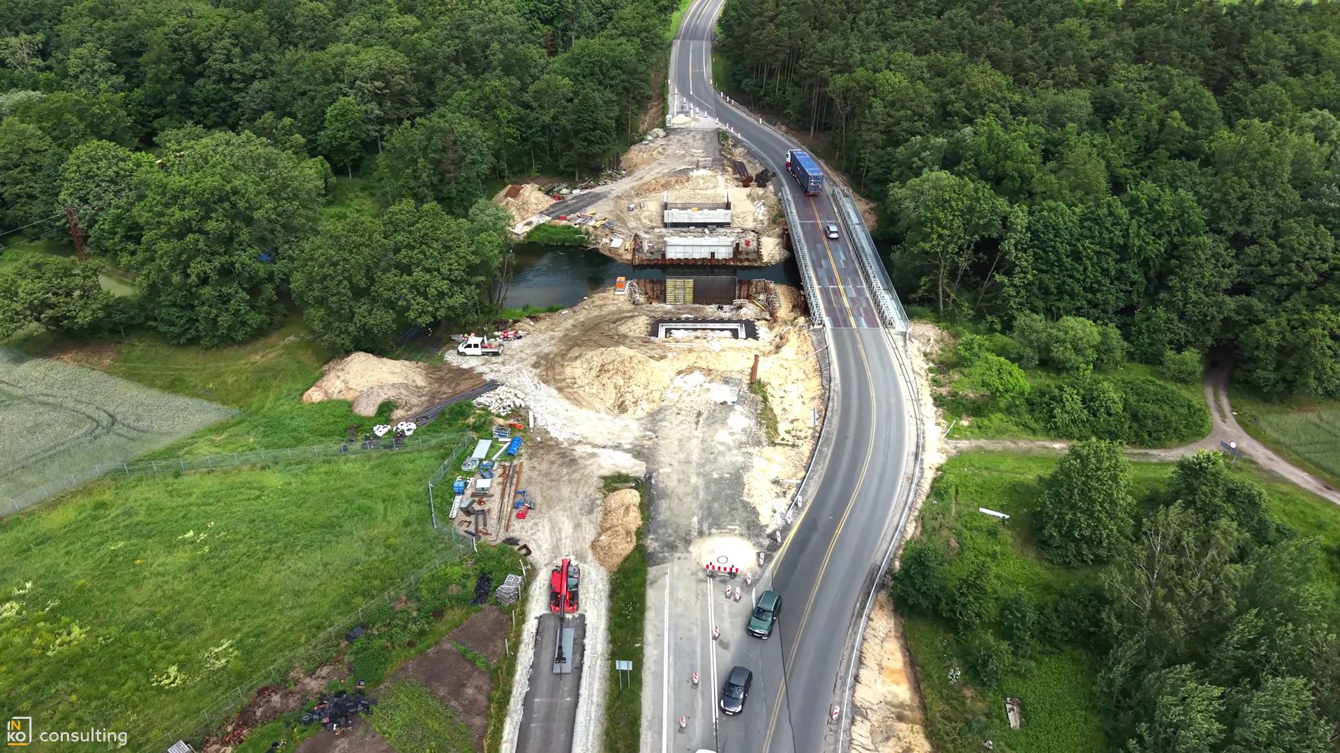 Półmetek rozbudowy DK45. Coraz bliżej nowego ronda i bezpieczniejszej trasy