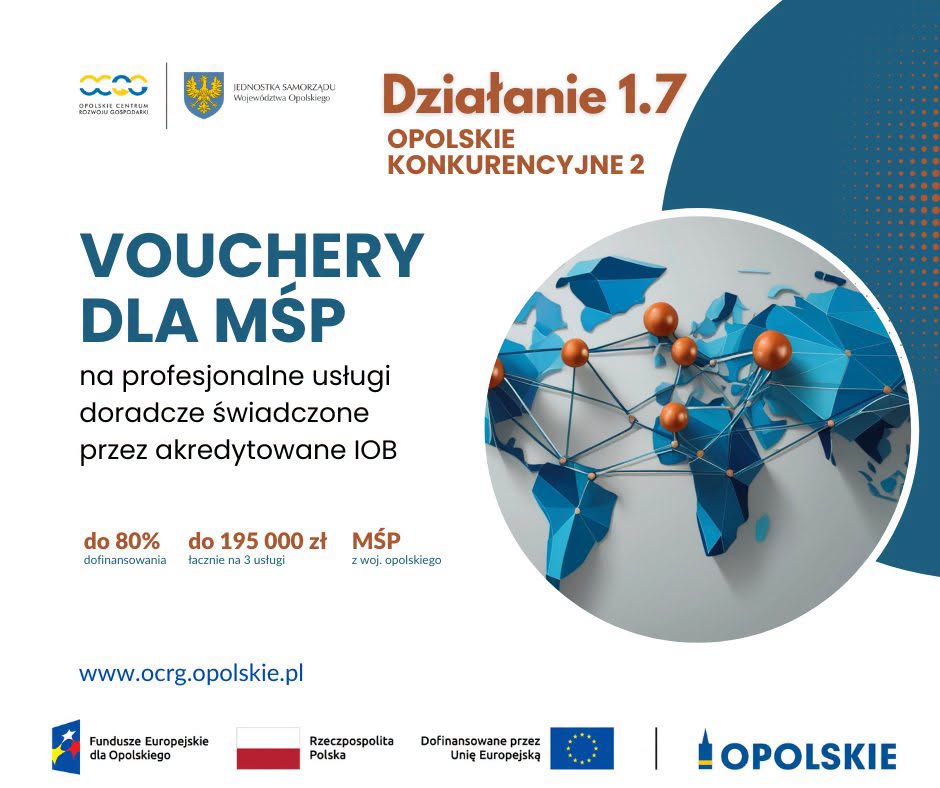 Voucher na rozwój firmy. Prawie 3 miliony złotych czeka na opolskich przedsiębiorców
