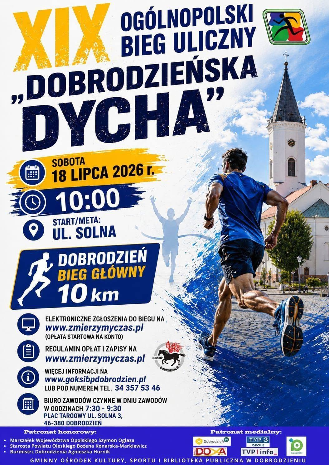 Dobrodzień biegał, śpiewał i świętował. Lombard porwał tłumy, a finał jeszcze przed mieszkańcami