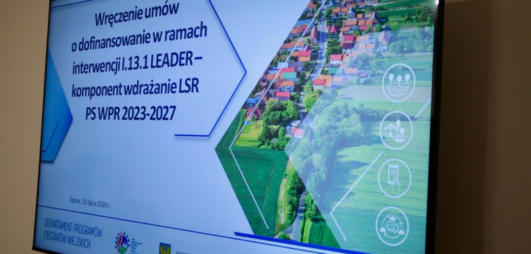 Ponad 2,3 mln zł na miejsca, w których toczy się lokalne życie. Kolejne umowy programu LEADER dla Opolszczyzny Ponad 2,3 mln zł na miejsca, w których toczy się lokalne życie. Kolejne umowy programu LEADER dla Opolszczyzny