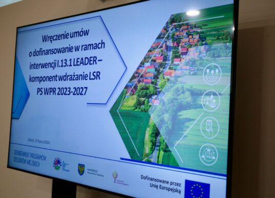  Ponad 2,3 mln zł na miejsca, w których toczy się lokalne życie. Kolejne umowy programu LEADER dla Opolszczyzny