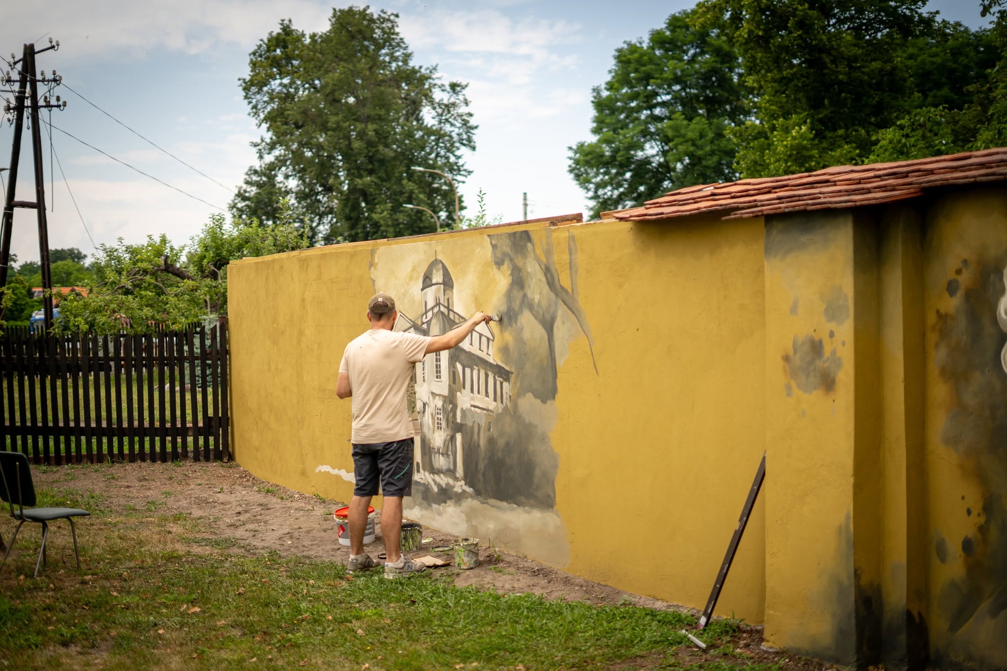 W Pokoju powstały murale przypominające o dawnej rezydencji Wirtembergów