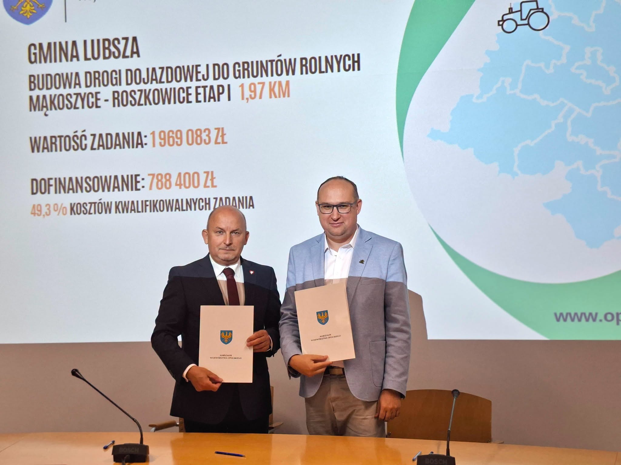Blisko 2,8 mln zł na drogi do pól. Skorzysta dziewięć gmin i dwa powiaty