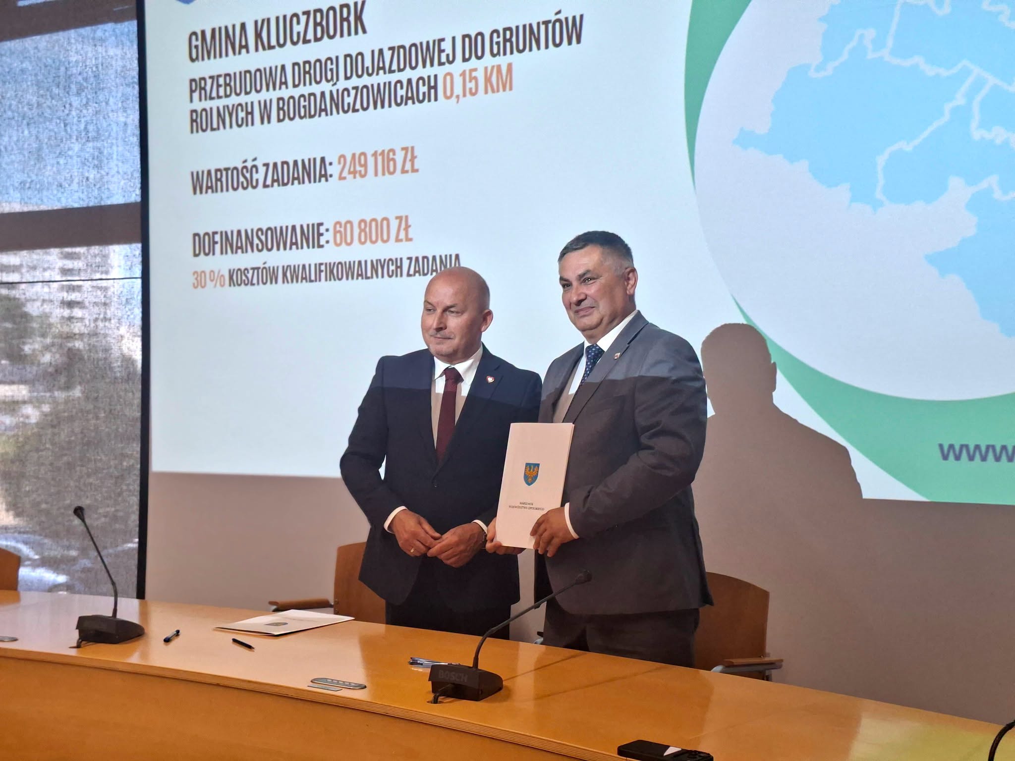 Blisko 2,8 mln zł na drogi do pól. Skorzysta dziewięć gmin i dwa powiaty
