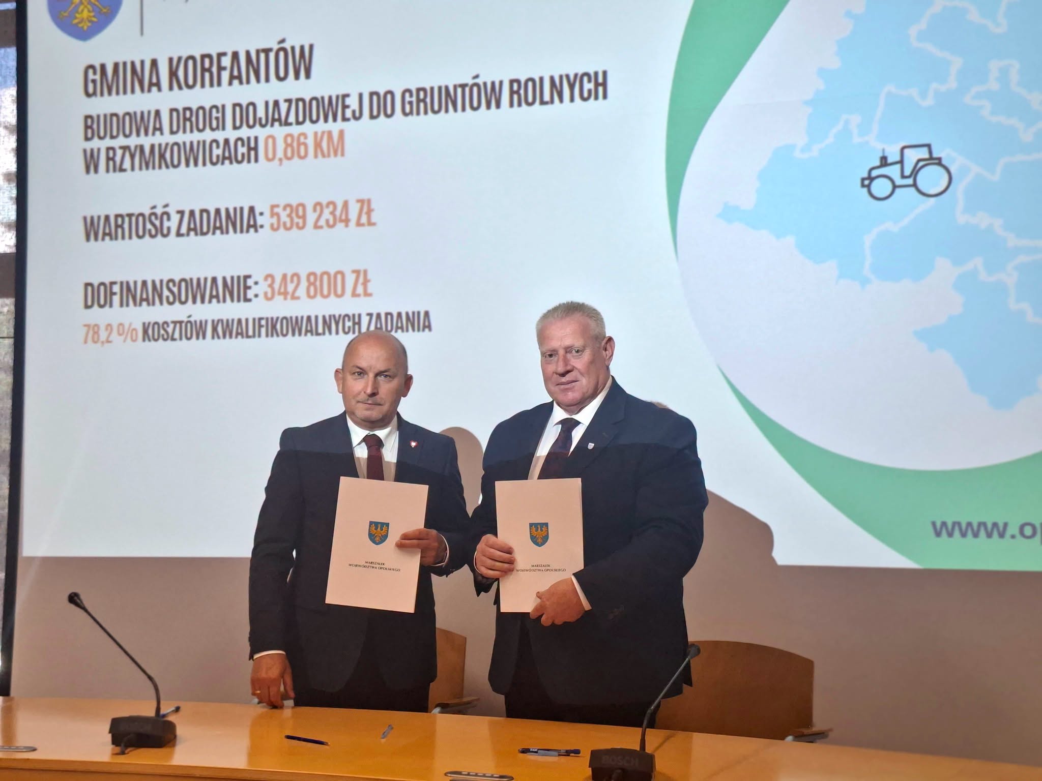 Blisko 2,8 mln zł na drogi do pól. Skorzysta dziewięć gmin i dwa powiaty