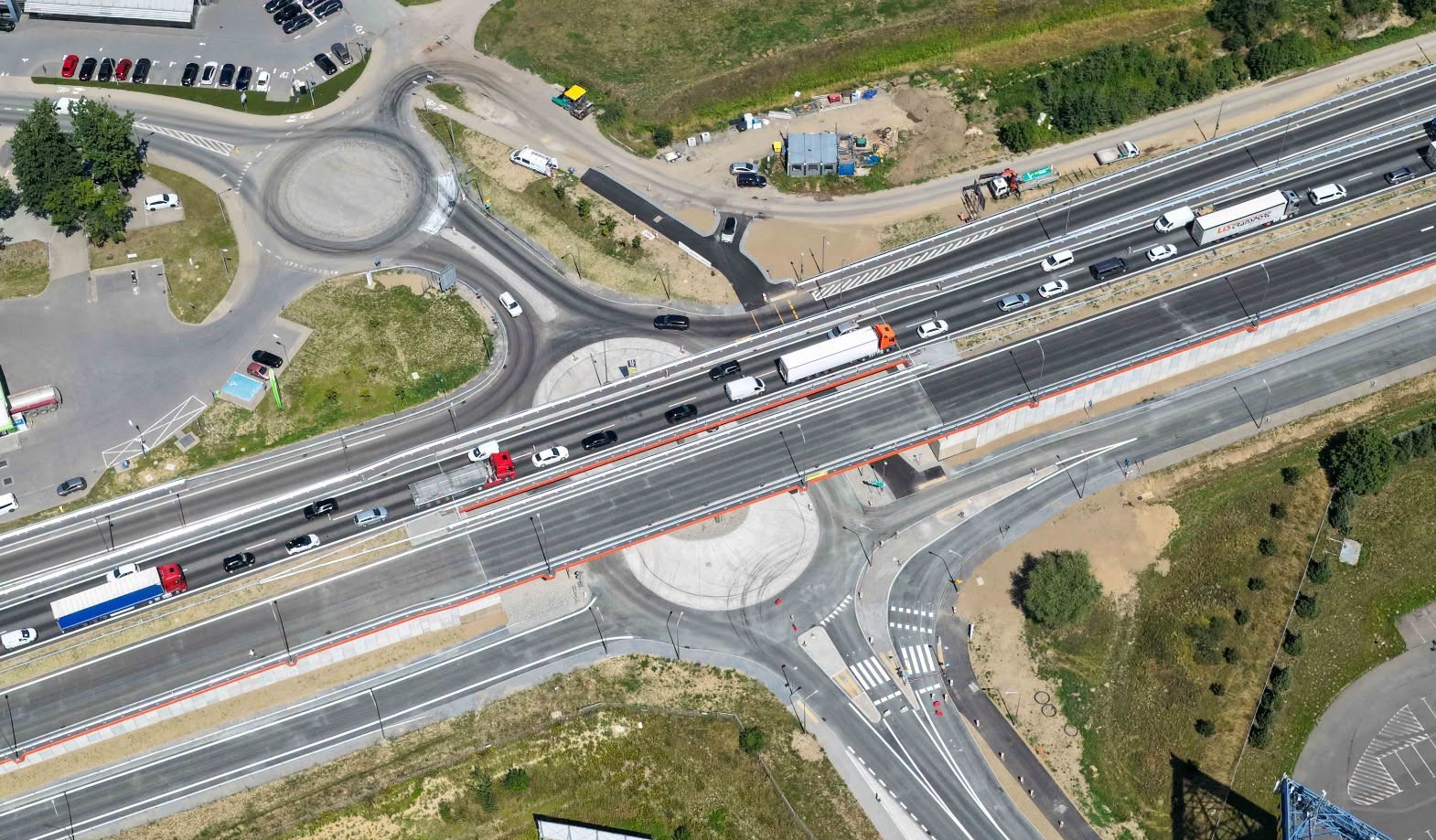 Od piątku kierowcy pojadą już we wszystkich kierunkach. istotny etap przebudowy węzła przy „Makro”