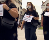 Cichy protest pod czarnymi maseczkami. Pracownicy szpitali mówią: najpierw rozmowa, potem decyzje