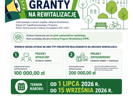 Gminy mogą sięgnąć po środki na rewitalizację. Ruszył nabór do Regionalnych Grantów na Rewitalizację