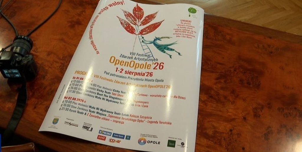 OpenOPOLE’26 ponownie ożywi centrum miasta. Teatr, cyrk i sztuka ulicy na wyciągnięcie ręki OpenOPOLE’26 ponownie ożywi centrum miasta. Teatr, cyrk i sztuka ulicy na wyciągnięcie ręki