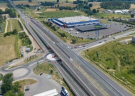 Nowy etap przebudowy węzła przy Makro. Od poniedziałku kierowcy pojadą nowym wiaduktem