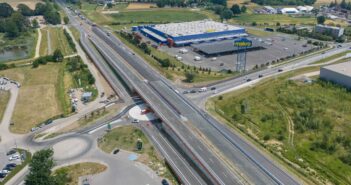 Nowy etap przebudowy węzła przy Makro. Od poniedziałku kierowcy pojadą nowym wiaduktem