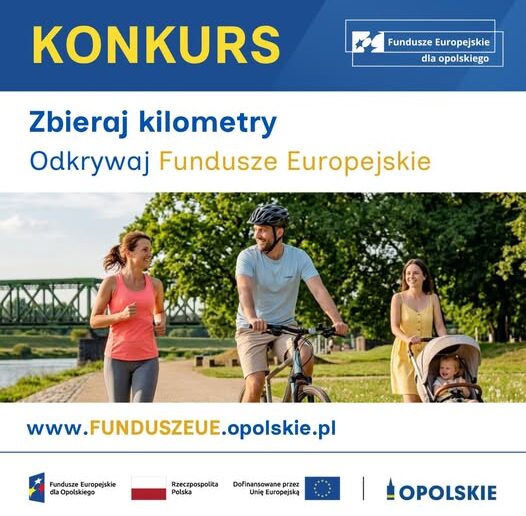 Zbieraj kilometry i odkrywaj Opolskie. Rusza wakacyjny konkurs z Funduszami Europejskimi Zbieraj kilometry i odkrywaj Opolskie. Rusza wakacyjny konkurs z Funduszami Europejskimi