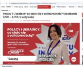 Od solidarności do niechęci. W niedzielę rozmowa o tym, co dzieje się między Polakami i Ukraińcami