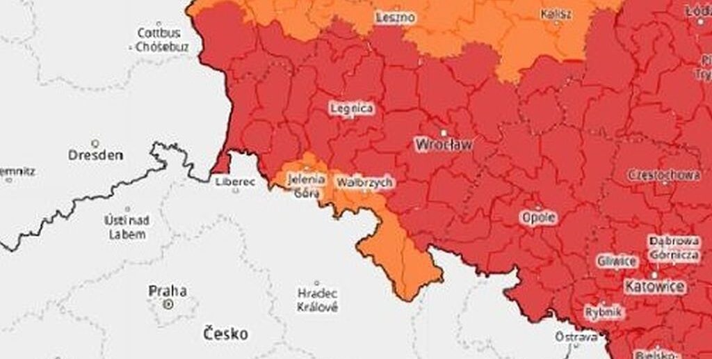 Opolskie w strefie najwyższego zagrożenia. IMGW ostrzega przed ekstremalnym upałem Opolskie w strefie najwyższego zagrożenia. IMGW ostrzega przed ekstremalnym upałem