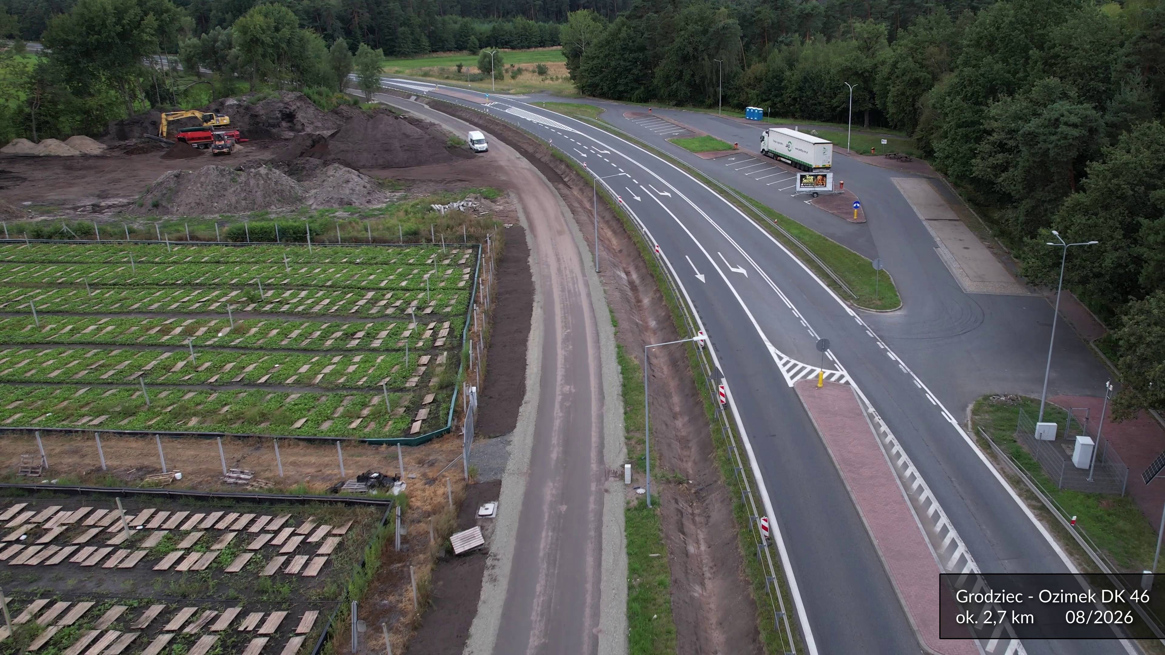Finisz budowy ścieżki z Ozimka do Grodźca. Na DK46 nie ma już wahadła