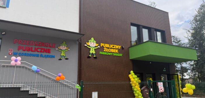 „Parkowy Skrzat” już otwarty. 45 miejsc dla najmłodszych w Gorzowie Śląskim