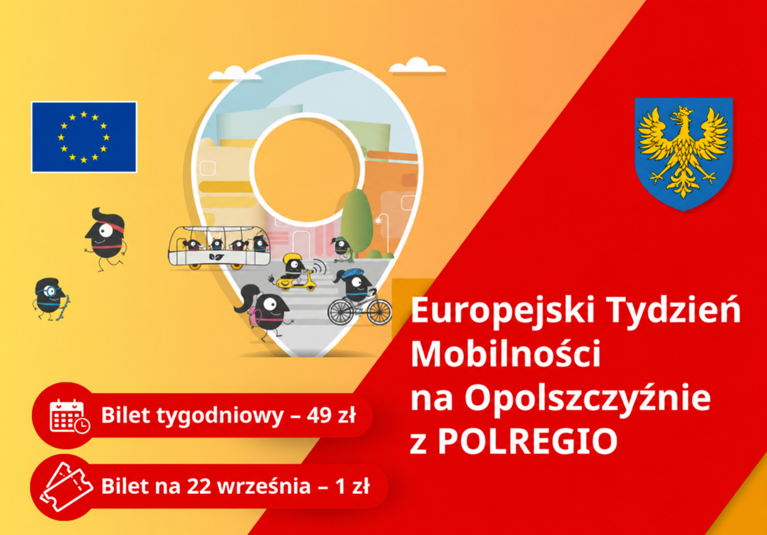 Samochód może odpocząć. Przez tydzień cała Opolszczyzna pociągiem za 49 zł
